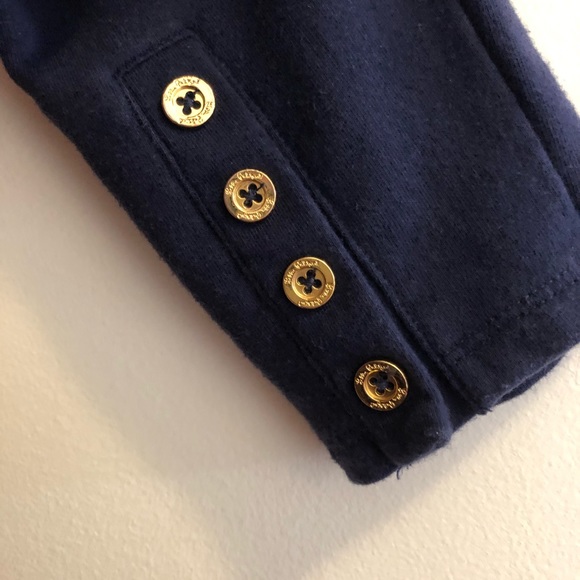 Lilly Pulitzer Daylin Navy blue sweatshirt dress M - Picture 10 of 13